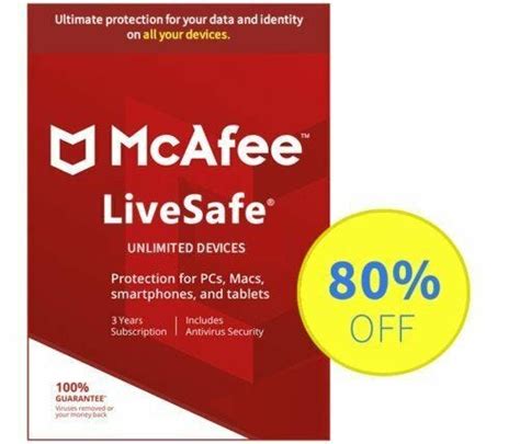 mcafee livesafe price|mcafee livesafe renewal best deal.
